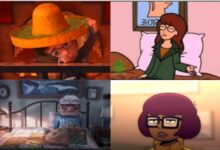 cartoon characters with glasses