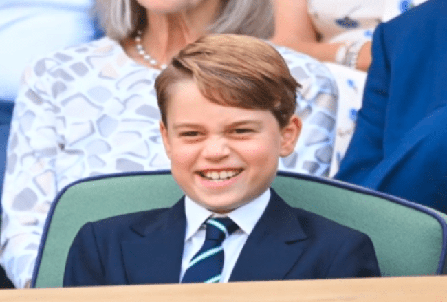 prince william took his eldest son george to the stadium