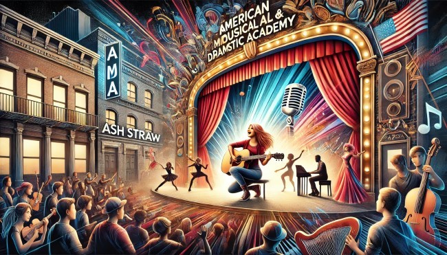 american musican and dramatic academy ash straw