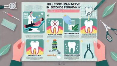 kill tooth pain nerve in 3 seconds permanently