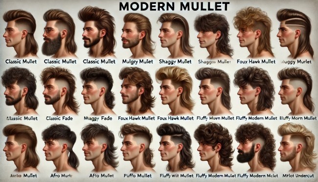 modern mullet