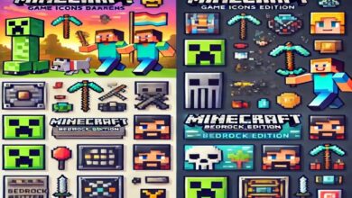 minecraft (2009) game icons banners