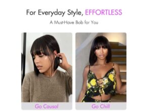 Human Hair Bob Wigs