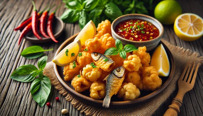 fried fish popcorn