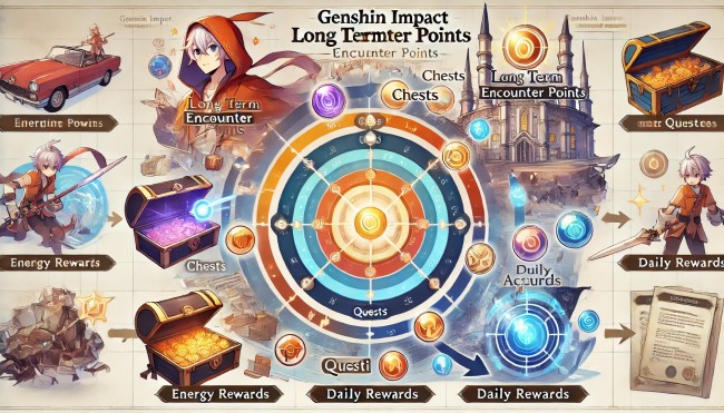 genshin impact long term encounter points