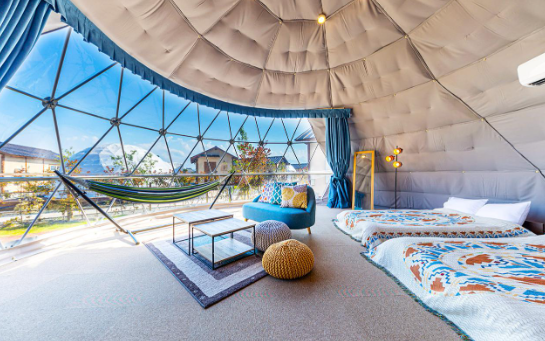 Glamping Dome Interior 