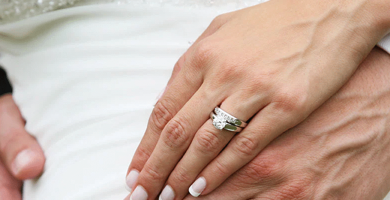 Matching Lab-Grown Engagement and Wedding Ring Sets