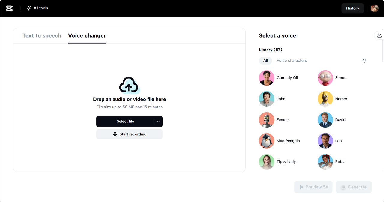 AI video editor