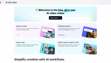 AI video editor