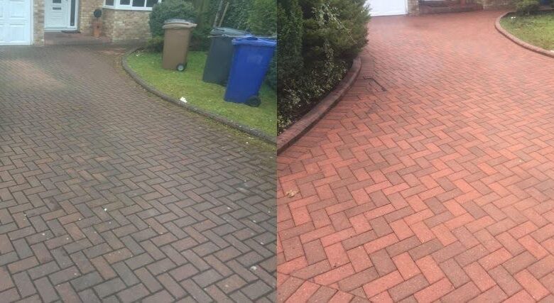 Driveway cleaning services
