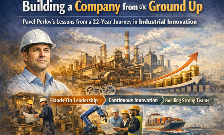 Building a Company from the Ground Up Pavel Perlov's Lessons from a 22-Year Journey in Industrial Innovation