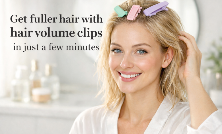 Get fuller hair with hair volume clips in just a few minutes